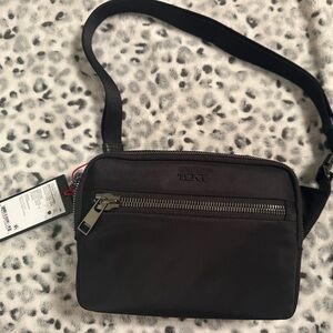 Tumi Black Voyager Crossbody Bag